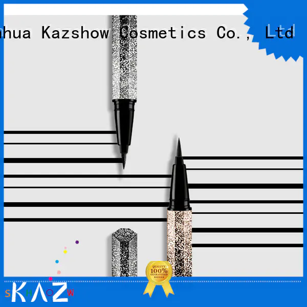 Kazshow glitter waterproof eye pencil promotion for eyes makeup