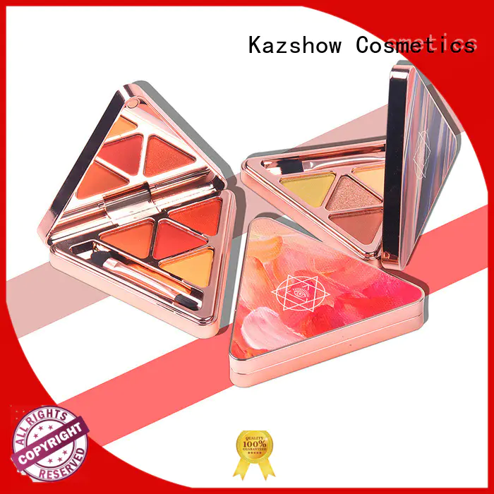 Kazshow Anti-smudge pro eyeshadow palette cheap wholesale for eyes makeup