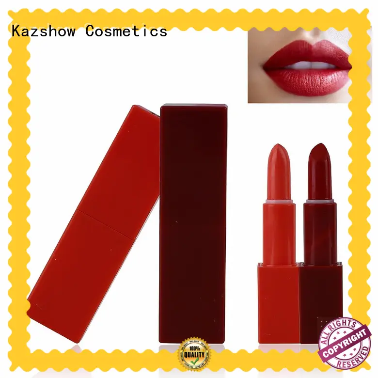 Kazshow dark red lipstick matte from China for women