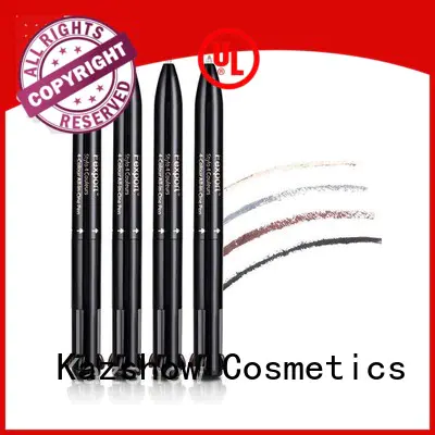 Kazshow Anti-smudge black eyebrow pencil design for eyes makeup