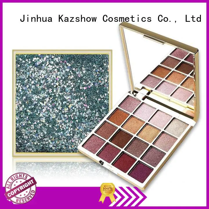 Kazshow various colors glitter eye makeup cheap wholesale for eyes makeup