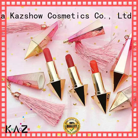 Kazshow unique design waterproof lipstick from China for lipstick