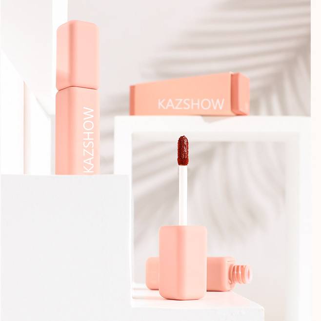 Kazshow non-stick pink lip gloss environmental protection for business-1
