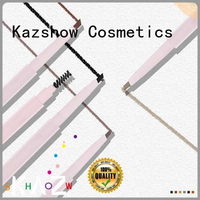Kazshow long lasting liquid eyebrow pen design for eyes makeup