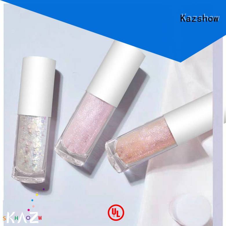 Kazshow waterproof liquid glitter eyeshadow personalized for beauty