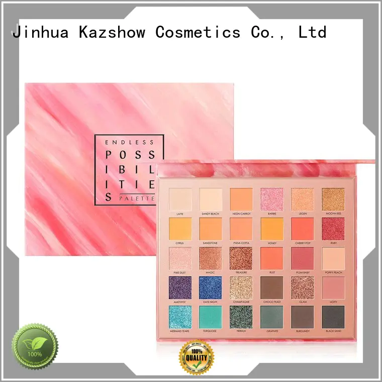 Kazshow waterproof glitter makeup palette china products online for beauty