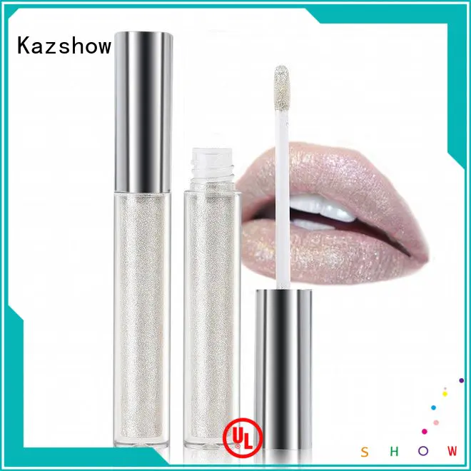 Kazshow sparkle lip gloss environmental protection for lip makeup