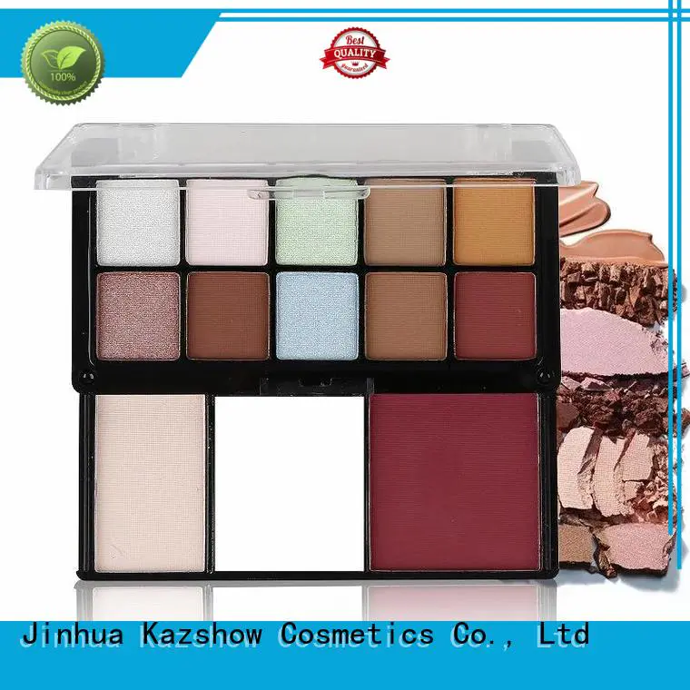 Kazshow glitter cream eyeshadow palette cheap wholesale for women