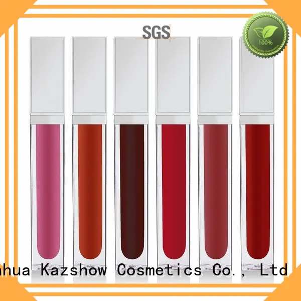 Kazshow red lip gloss environmental protection for lip makeup