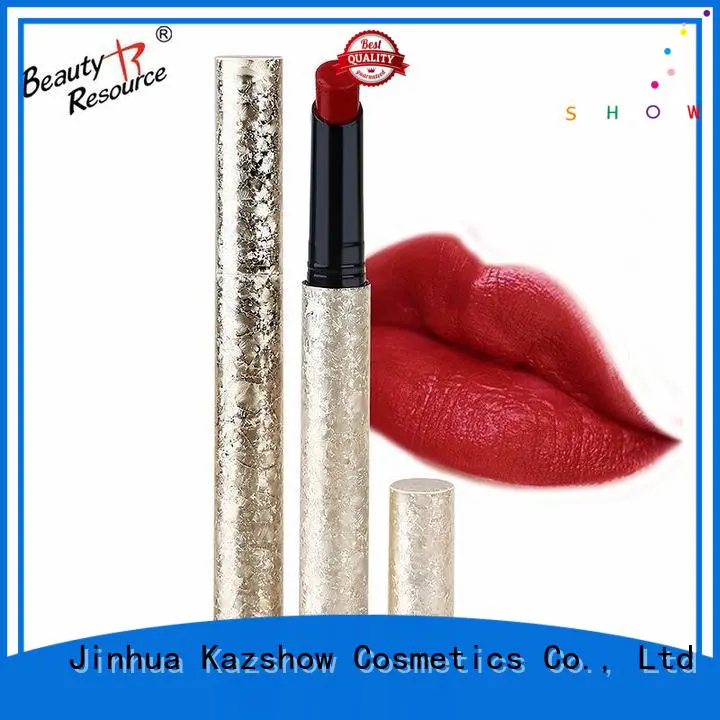 Kazshow trendy orange red lipstick wholesale products to sell for lips makeup