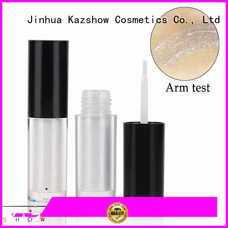 Kazshow waterproof liquid glitter eyeshadow with competitive price for beauty