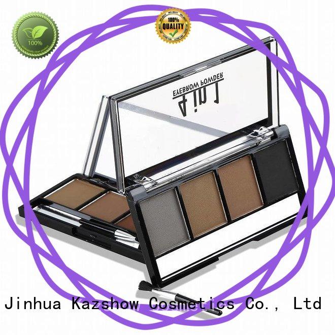 Kazshow dark brown eyebrow powder from China for eyes makeup