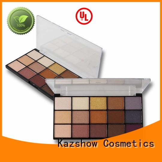 Kazshow Anti-smudge professional eyeshadow palette for eyes makeup