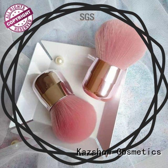 Kazshow pink makeup brushes factory price for eyes makeup
