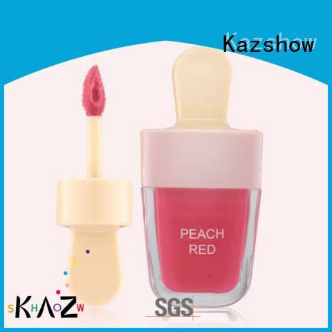 Kazshow pink lip gloss environmental protection for business