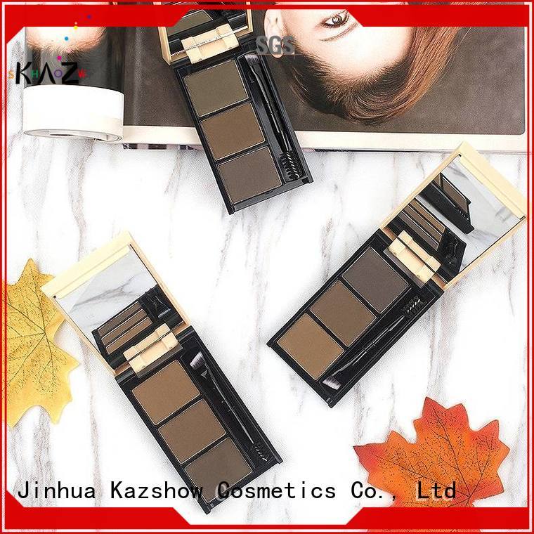 Kazshow dark brown eyebrow powder wholesale products to sell for eyes makeup