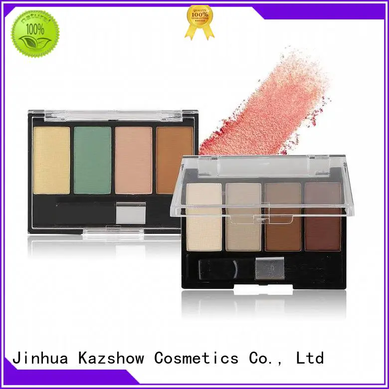 Kazshow permanent good eyeshadow palettes cheap wholesale for eyes makeup
