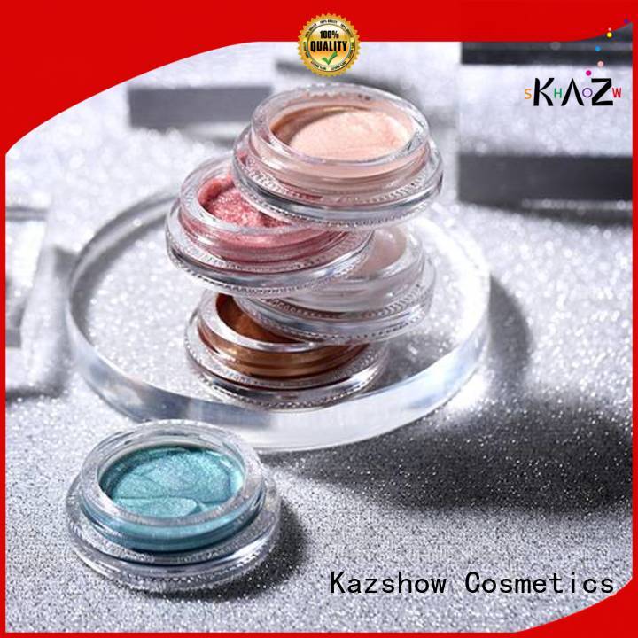 Kazshow liquid glitter eyeshadow factory price for eyeshadow
