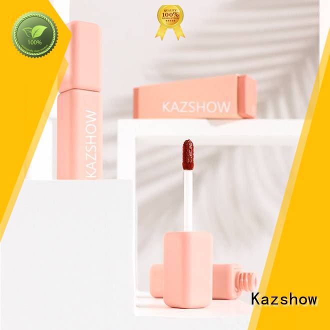Kazshow tinted lip gloss environmental protection for lip