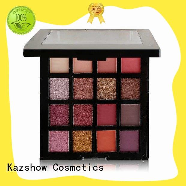 Kazshow various colors glitter makeup palette wholesale products for sale for eyes makeup