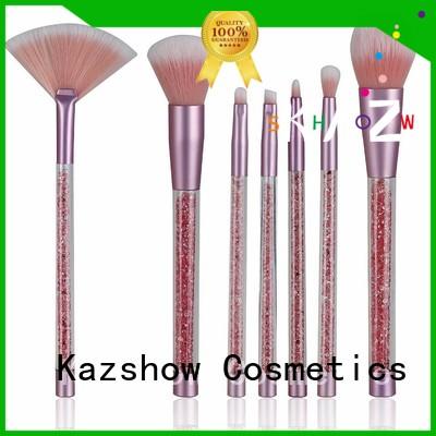 Kazshow popular full makeup brush set factory price for eyes makeup