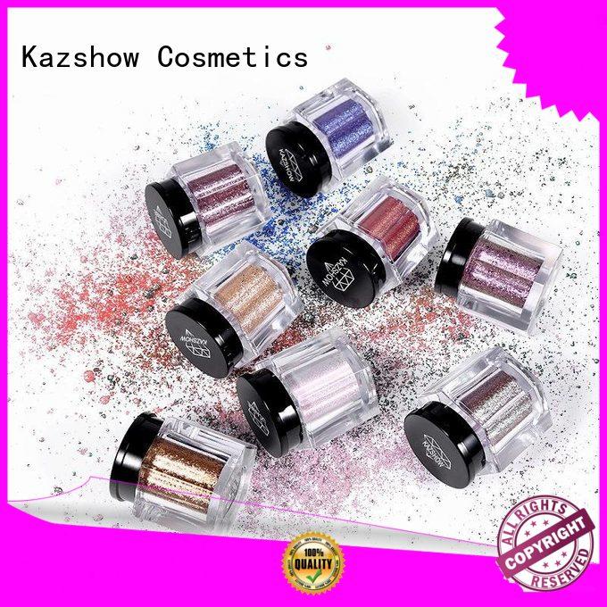 Kazshow colorful matte eyeshadow palette cheap wholesale for eyes makeup