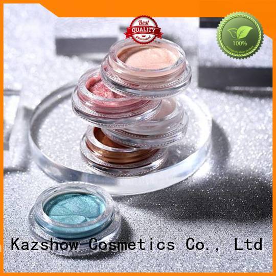 Kazshow waterproof liquid shimmer eyeshadow factory price for eyes makeup