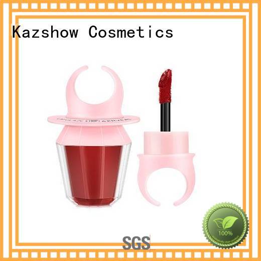 Kazshow non sticky lip gloss environmental protection for lip